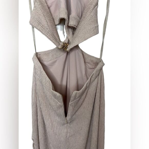 Rumer The Label x Revolve Nude Resortwear Cassidy Maxi Dress Size Medium - Picture 7 of 12